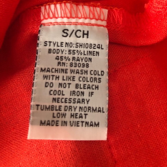 NWOT Ci Sono by Cavalini linen blend shorts - Picture 5 of 5